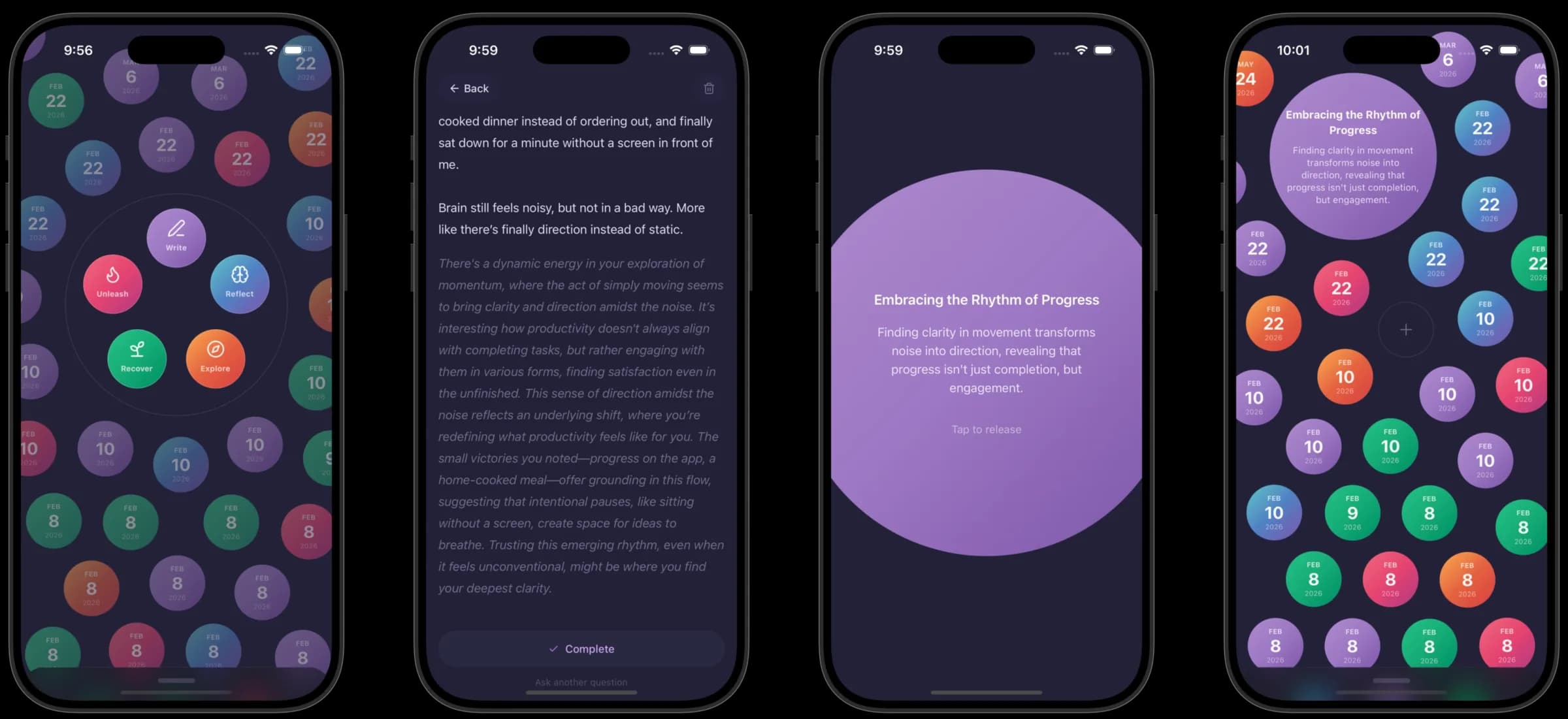 AuraNote V2 four-phone showcase